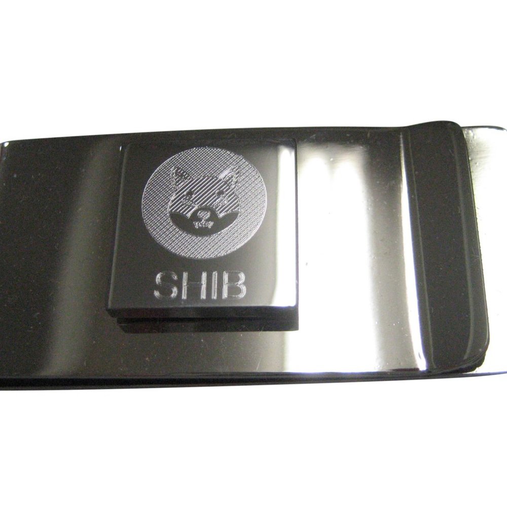 Shiba Inu Coin SHIB Cryptocurrency Blockchain Money Clip